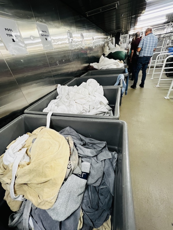 Behind the scenes tour laundry Celebrity Reflection