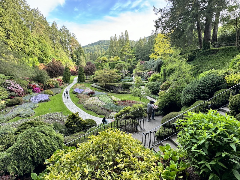 Butchart Gardens sunken garden Victoria, Canada