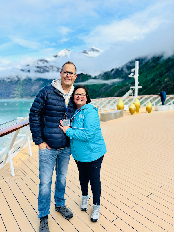 Charles River waterproof rain jacket on Alaskan Cruise