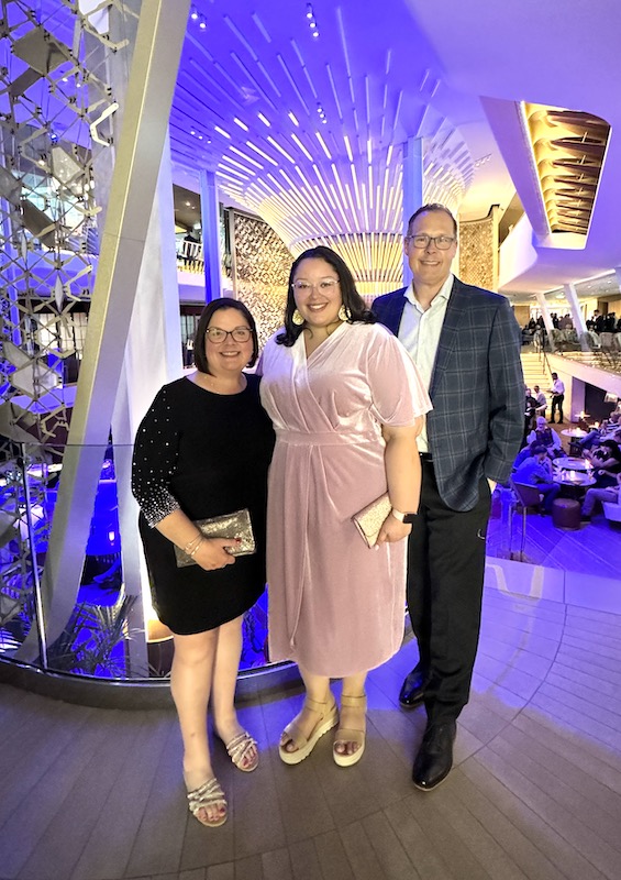 Evening chic night on the Celebrity Edge