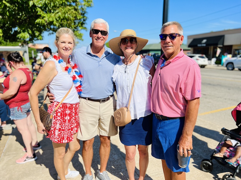 Friends in town for the fourth of July in Pawhuska