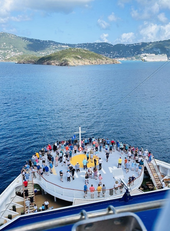 Helipad Sail-In look from above