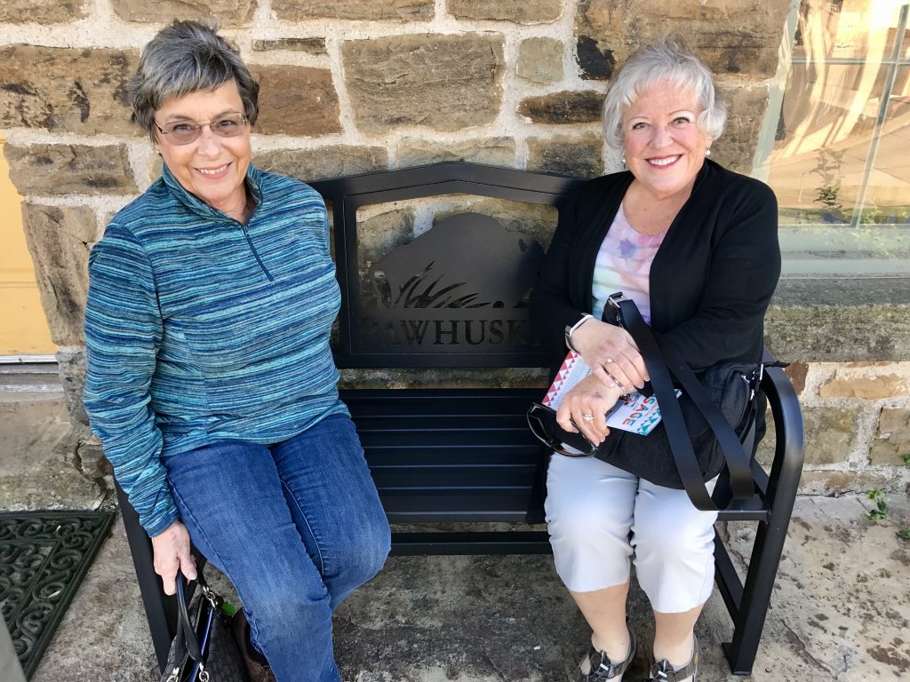 Pawhuska, Oklahoma bench