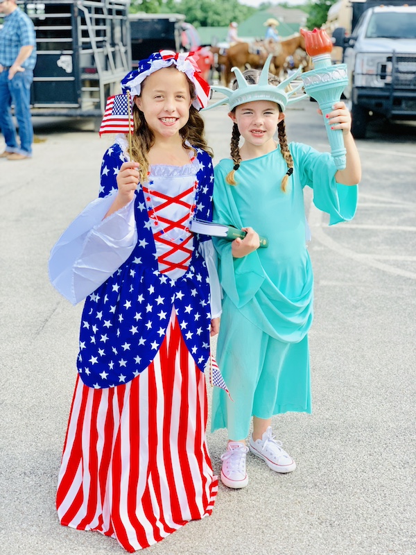 Ready for the Celebrate Freedom Parade on the Fourth of July in Pawhuska, Oklahoma