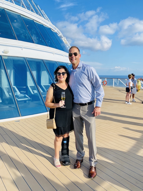 Ann and Steve Teget on the Celebrity Edge