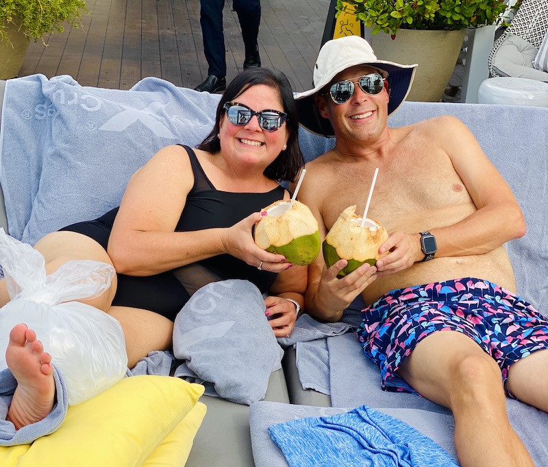 Ann and Steve Teget of Postcard Jar on the Celebrity Edge