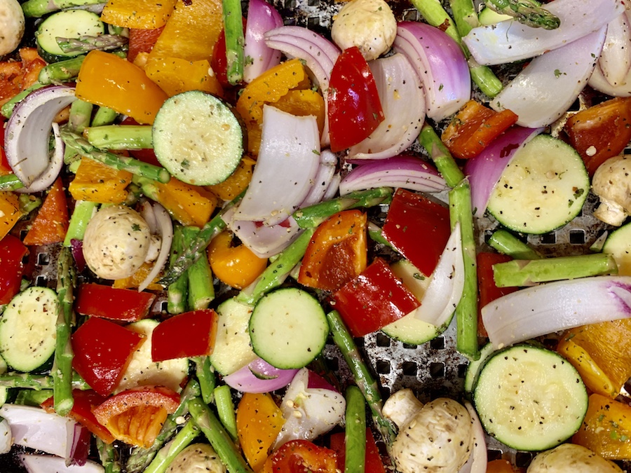 Veggies on the grill