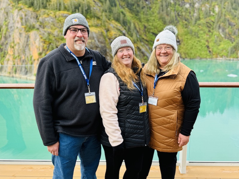 Williams family in Alaska's Endicott Arm