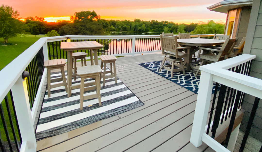 Refinishing a wood deck with Rustoleum RockSolid Deck Resurfacer