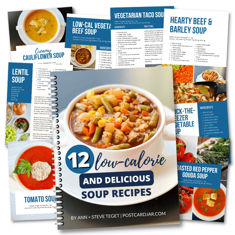 12 Low-Calorie and Delicious Soup Recipes eBook